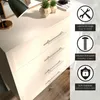 Möbelgriff G10 Ø 10 mm BA 64 mm Edelstahloptik Produktbild-Vorschau 5