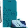 Cadorabo Hülle für Xiaomi Mi 11 5G in FLORAL BLAU Produktbild-Vorschau 1