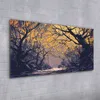 Coloray Acrylbild 100x50  Wandbild Acrylbilder Nacht Herbst Produktbild-Vorschau 2