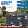 4rain SLIM STONE DECOR wandtank SET 1530 L graphite grey, 3 Productafbeelding-voorbeeld 3