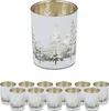 Relaxdays Teelichthalter im 12er Set, mit Tannenbaum-Motiv, Produktbild-Vorschau 3