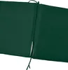 A close-up view of a dark green cushion with a zipper partially open. Produktbild-Vorschau