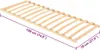vidaXL Bett-Lattenrost Braun 70 x 190 cm Massivholz Buche Produktbild-Vorschau 6