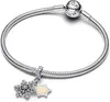 Pandora Charm-Anhänger Glitzer Schneeflocke Sterling-Silber Produktbild-Vorschau 3