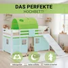 Homestyle4u Detská poschodová posteľ 90x200 s roštom, Náhľad obrázku produktu 16