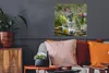 MuchoWow® Poster Vase - Blumen - Farben 50x50 cm - Produktbild-Vorschau 2