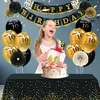 Celejoy® 10 Jahre 92-teilig Schwarz & Gold Produktbild-Vorschau 7