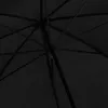 vidaXL Regenschirm Schwarz 130 cm Produktbild-Vorschau 4