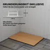 Outsunny Metall Gerätehaus 2,42 m², Geräteschuppen mit Produktbild-Vorschau 6