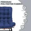 COMHOMA : grand fauteuil à bascule, large chaise longue à Voir les images du produit 4