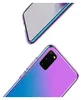 Two views of a smartphone case with a gradient color. Produktbild-Vorschau
