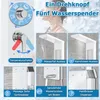A collage of images showcasing a shower system with various water dispensing functions and controls, overlaid with German text describing its features. Náhled obrázku produktu