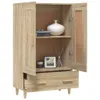 vidaXL Deska barowa dąb sonoma 70x31x115 cm materiał Podgląd zdjęcia produktu 4