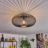 Aidone Deckenlampe aus Metall/Bambus in Schwarz Produktbild-Vorschau 7