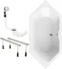 Calmwaters® Sechseck Badewanne Komplettset 190x90 cm,  EU, Produktbild-Vorschau 1