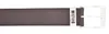 A close-up of a belt buckle and a portion of the belt. Produktbild-Vorschau