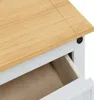 vidaXL Cassapanca con vano portaoggetti , bianca, 112 x 40 Anteprima dell’immagine prodotto 7