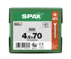 Spax ® Senkkopf, T-STAR plus Vollgewinde WIROX A9J, 4,5x70, Produktbild-Vorschau 23
