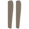 Kopfteil mit Ohren Taupe 203x23x118/128 cm Stoff Produktbild-Vorschau 4