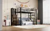 Sweiko Lit surélevé 90x200, avec escalier de sécurité, Voir les images du produit 9