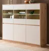 Highboard "Kiruma" in Kaschmir und Artisan Eiche Vitrine Produktbild-Vorschau 1