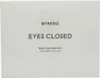 A close-up of the Byredo Eyes Closed Eau de Parfum packaging. Podgląd zdjęcia produktu