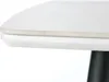 HALMAR Tisch weiß schwarz MDF-Platte Stahl Glas 70cm x Produktbild-Vorschau 6