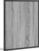 A close-up view of a gray wood-patterned surface framed by a black border. Náhľad obrázku produktu