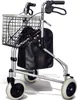 FabaCare Rollator Delta, 3-Rad-Rollator, Gehhilfe grau, Produktbild-Vorschau 2