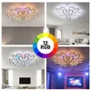 Oyajia 98W LED Deckenleuchte Heart Design Weiß Deckenlampe Produktbild-Vorschau 8