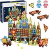 Świecące Klocki Magnetyczne Dla Dzieci Pojazdy Figurki Podgląd zdjęcia produktu 1