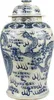 Fine Asianliving cinese con coperchio Vaso blu bianco Anteprima dell’immagine prodotto 2