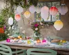 Lumineo Solar Laterne Nylon Flammeneffekt Ø20xH23cm-12L Produktbild-Vorschau 4