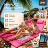 DETEX® 2x Strandmatte mit Rückenlehne Gepolstert Pink Produktbild-Vorschau 2