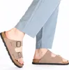 Rieker FSK Herren Pantoletten Hausschuhe Sandalen beige 40 Produktbild-Vorschau 15