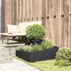 vidaXL Tuinplantpot zwart, 80 x 80 x 50 cm, van verzinkt Productafbeelding-voorbeeld 4