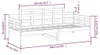 vidaXL Tagesbett Weiß Massivholz Kiefer 80x200 cm Produktbild-Vorschau 8