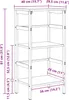 vidaXL Regał ze starego drewna 40 x 29,5 x 81 cm materiał Podgląd zdjęcia produktu 7