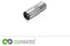 conecto Antennen-Adapter, F-Buchse auf IEC-Koax-Stecker, Produktbild-Vorschau 2