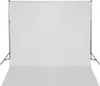vidaXL Fotohintergrund ohne Ständer Baumwolle Weiß 300x300 Produktbild-Vorschau 1