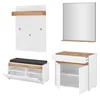 Garderobe Set 5-teilig "Center" in weiß und Wotan Eiche Produktbild-Vorschau 11
