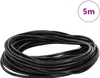 vidaXL Corda in pelle, colore nero, diametro 3 mm, Anteprima dell’immagine prodotto 1