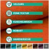 novely® RICKERT - Samtweicher Velours Polsterstoff mit Produktbild-Vorschau 2