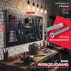 Belko® Werkzeugwand Grau 120x60 cm | Metall Pegboard mit Produktbild-Vorschau 2