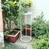DanDiBo Blumenhocker Metall Weiß Rund 70 cm Blumenständer Produktbild-Vorschau 6