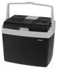 A black and gray portable cooler with a handle. Podgląd zdjęcia produktu