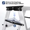 Sekey Trittleiter 2 Stufen klappbar aus Aluminium, bis 150 Produktbild-Vorschau 3