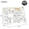 Flieks Etagenbett 90x200cm mit Schreibtisch und Regal, Produktbild-Vorschau 4