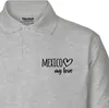 Huuraa Herren Polo Shirt Mexico my love L Sport Grey Bio Produktbild-Vorschau 2