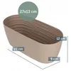 KADAX Doniczka Donica Na Kwiaty 27cm Osłonka Owalna Podgląd zdjęcia produktu 2